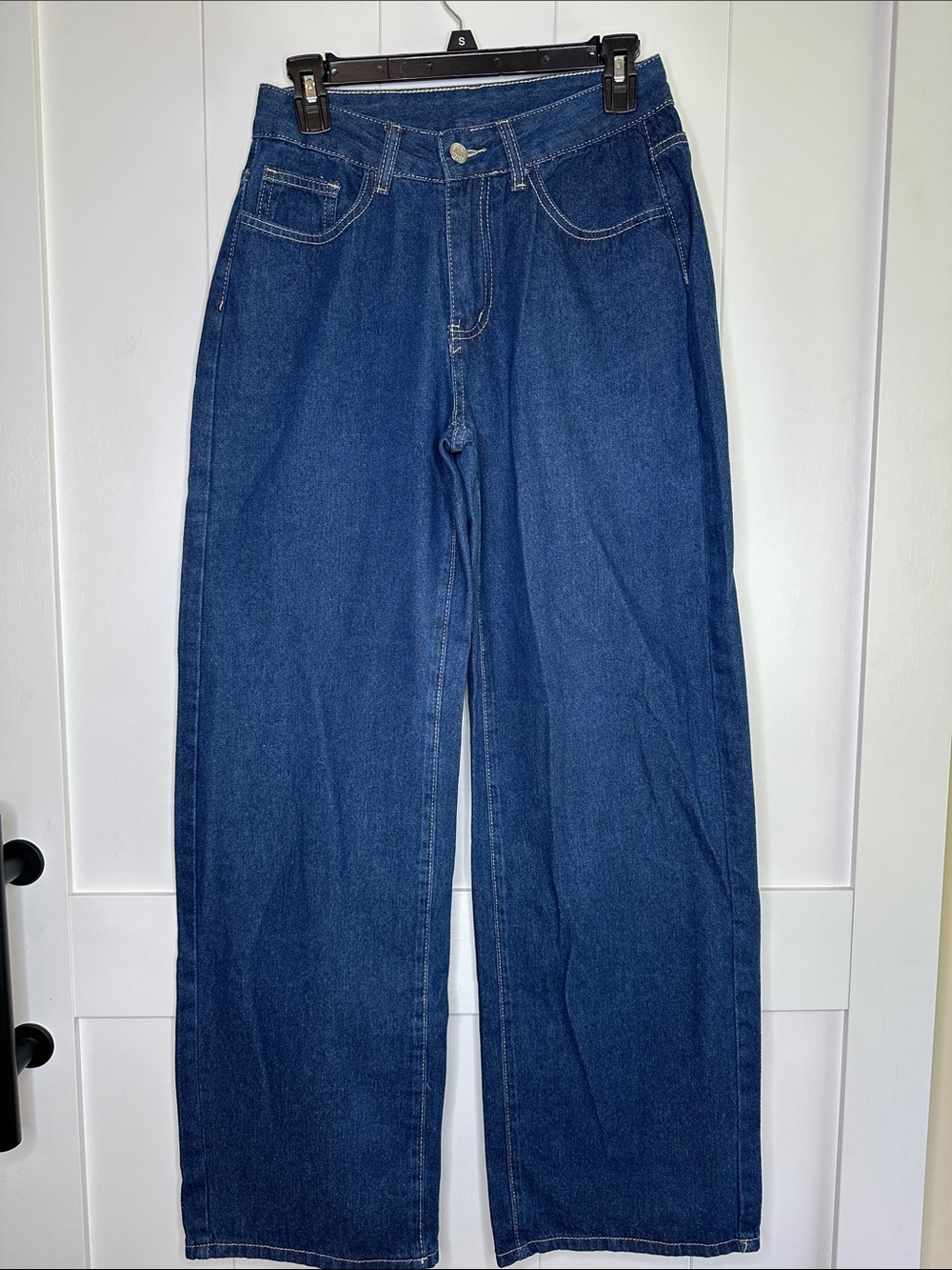 SHEIN Dark Blue Wide-Leg Women's Jeans Size 26